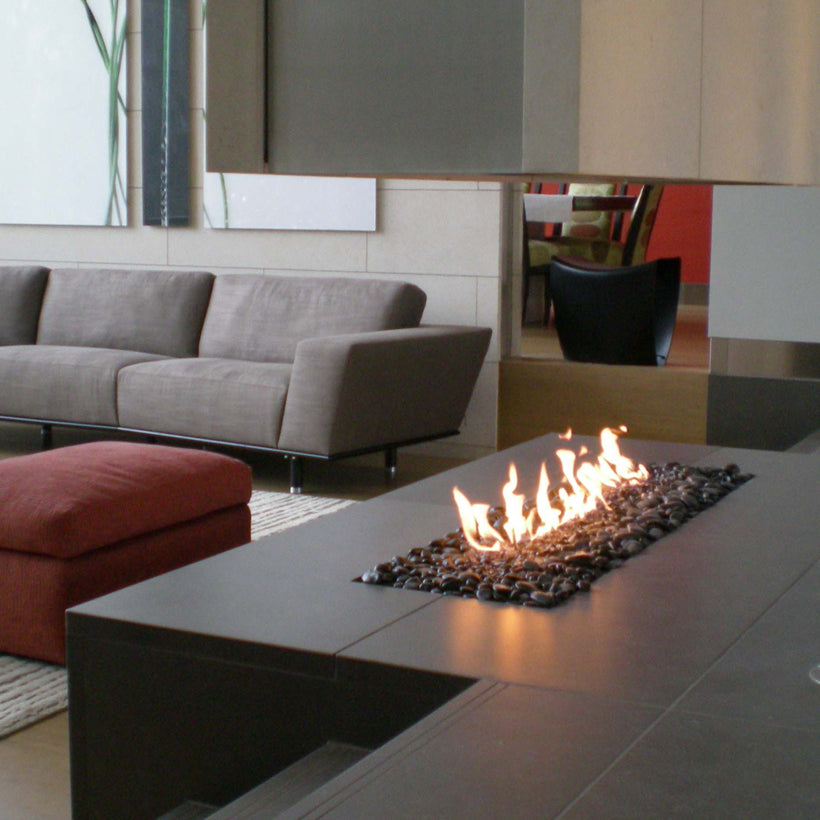 Linear Gas Fireplace - Linear Burner System - Indoor